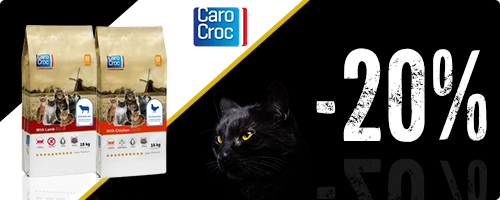 20% korting op CaroCroc kattenvoer